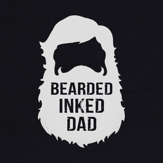 bearded inked dad T-Shirt by Devasil